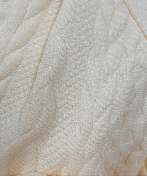 PICCIN（ピッチン）の「【セットアップ可能】キルティングドロストブルゾン（ブルゾン・レディース・ブラック/アイボリー・M）」の8枚目の写真