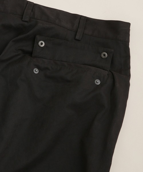 NANO universe（ナノユニバース）の「LB.03/微起毛グログランイージーパンツ（カーゴパンツ・メンズ・ブラック/モカ・S/M/L）」の5枚目の写真