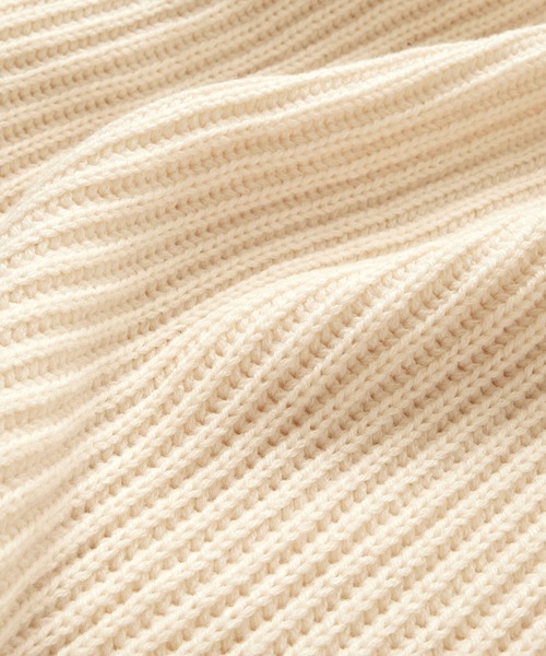 EMMA CLOTHES（エマクローズ）の「アゼ編み オーバーサイズローゲージポロニット EMMA CLOTHES（ニット/セーター・メンズ・スミクロ/ダークグリーン/アイボリー/ネイビー/バーガンディー/アッシュグレー・M/L）」の17枚目の写真