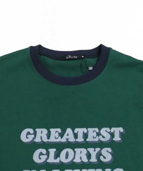 SHISKY(シスキー)の「フロッキープリント長袖Tシャツ(Tシャツ/カットソー・メンズ・ネイビー系/ダークグリーン/杢グレー/ホワイト系/ホワイト系1/ブラック/ネイビー/ダークグリーン系/オフホワイト・M/L/XL)」の21枚目の写真