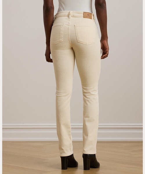 LAUREN RALPH LAUREN(ローレン ラルフ ローレン)の「ストレッチ コーデュロイ ミッドライズ ストレート パンツ(その他パンツ・レディース・ナチュラル・2/0/4/6/8/10/00)」の6枚目の写真