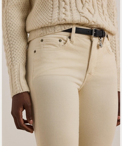 LAUREN RALPH LAUREN(ローレン ラルフ ローレン)の「ストレッチ コーデュロイ ミッドライズ ストレート パンツ(その他パンツ・レディース・ナチュラル・2/0/4/6/8/10/00)」の7枚目の写真
