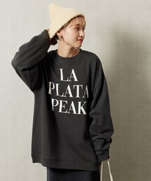 FREAK'S STORE | 【WEB限定】裏起毛LA PLATA PEAKプリントスウェット(スウェット)