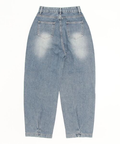 WC（ダブル シー）の「ワイドデニムパンツ（デニムパンツ・レディース・インディゴブルー・FREE）」の2枚目の写真