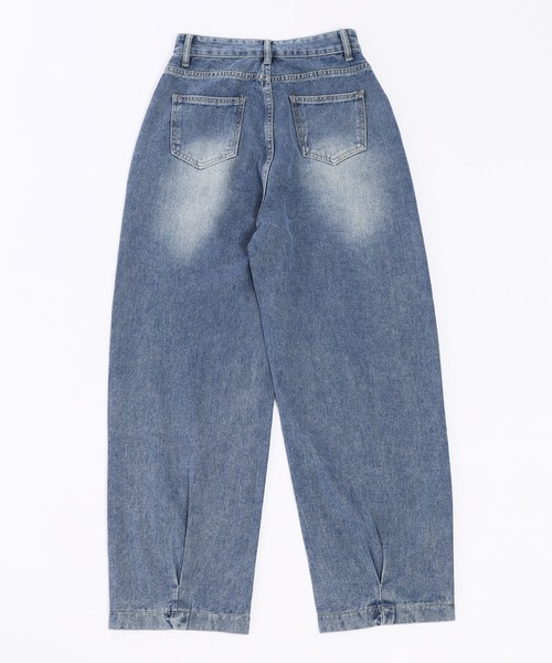 WC（ダブル シー）の「ワイドデニムパンツ（デニムパンツ・レディース・インディゴブルー・FREE）」の6枚目の写真