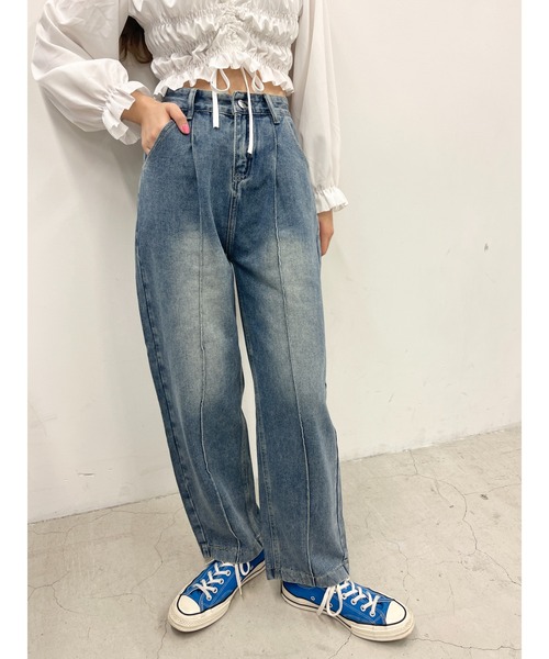 WC（ダブル シー）の「ワイドデニムパンツ（デニムパンツ・レディース・インディゴブルー・FREE）」の13枚目の写真