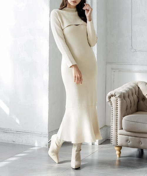 2点セット・クロップド丈トップス×マーメイドニットワンピース/22639（ワンピース）｜JULIA BOUTIQUE（ジュリアブティック） mdprevattcaulkingandwaterproofing.com