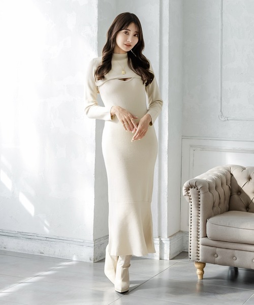 2点セット・クロップド丈トップス×マーメイドニットワンピース/22639（ワンピース）｜JULIA BOUTIQUE（ジュリアブティック） mdprevattcaulkingandwaterproofing.com