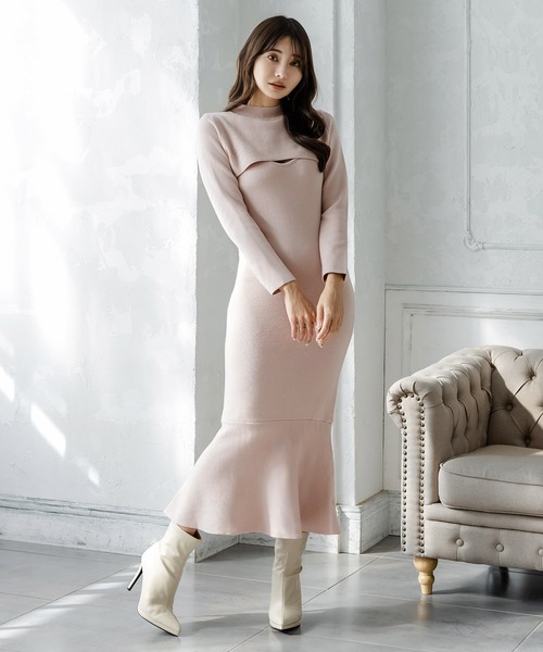 2点セット・クロップド丈トップス×マーメイドニットワンピース/22639（ワンピース）｜JULIA BOUTIQUE（ジュリアブティック） mdprevattcaulkingandwaterproofing.com
