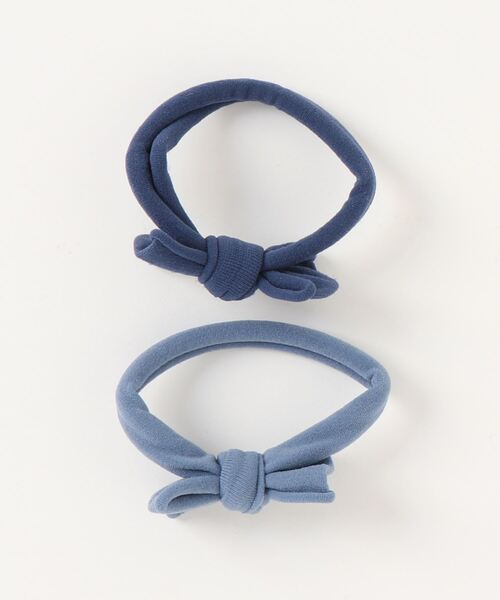 Fun & Daily（ファンアンドデイリー）の「2セット・カットオフリボンヘアゴム（ヘアゴム・レディース・ピンク/ブラウン/ブルー/カーキ/ブラック/グレー・FREE）」の5枚目の写真