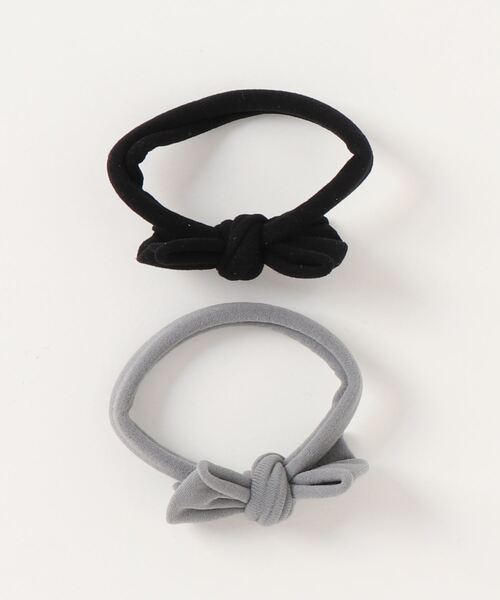 Fun & Daily（ファンアンドデイリー）の「2セット・カットオフリボンヘアゴム（ヘアゴム・レディース・ピンク/ブラウン/ブルー/カーキ/ブラック/グレー・FREE）」の7枚目の写真