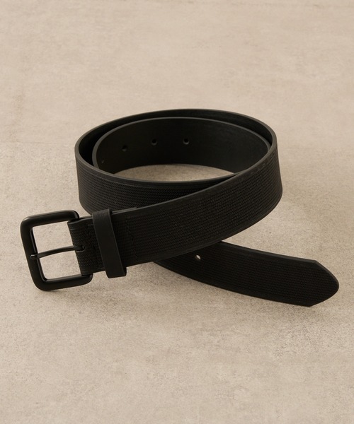 FORECAST（フォーキャスト）の「【FORECAST】ヌバック スエードライク スクエアバックル ベルト ヴィンテージライク ワンポイントロゴ ベーシック 7013/7022（ベルト・メンズ・ベージュ/ブラウン/ブラック/ブラック系その他/ブラウン系その他・FREE）」の3枚目の写真