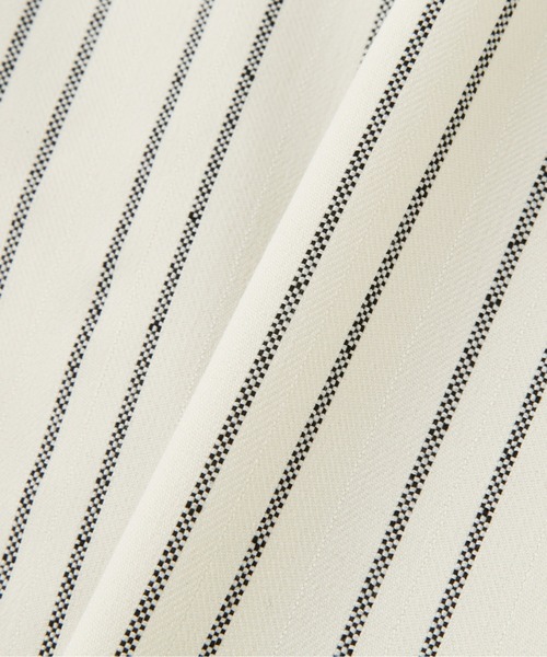 N.(N. Natural Beauty Basic)(エヌエヌナチュラルビューティーベーシック)の「◆フリルネックストライプブラウス(シャツ/ブラウス・レディース・イエロー系その他/グレー系その他/ホワイト系その他・MEDIUM)」の18枚目の写真