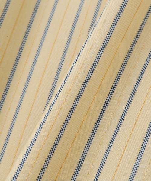 N.(N. Natural Beauty Basic)(エヌエヌナチュラルビューティーベーシック)の「◆フリルネックストライプブラウス(シャツ/ブラウス・レディース・イエロー系その他/グレー系その他/ホワイト系その他・MEDIUM)」の14枚目の写真