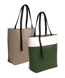 Per sist ence/パーシエンス　フェイクレザーマルチカラーA4トート