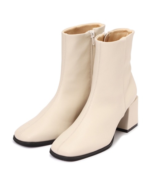 FREE'S MART（フリーズマート）の「◆オーバーヒールブーツ（ブーツ・レディース・ブラック/ホワイト・LARGE/MEDIUM）」の2枚目の写真