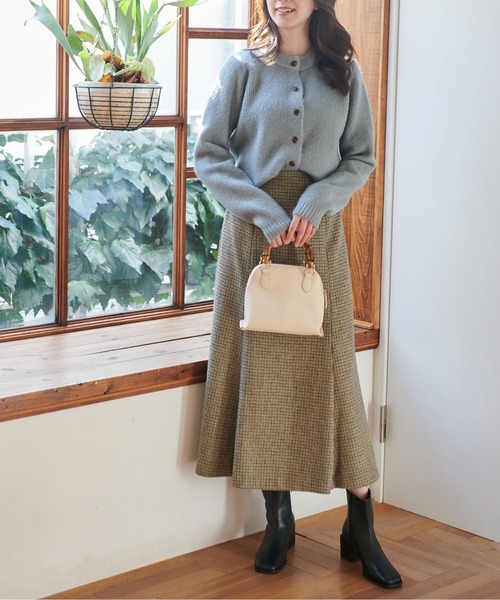 FREE'S MART（フリーズマート）の「◆オーバーヒールブーツ（ブーツ・レディース・ブラック/ホワイト・LARGE/MEDIUM）」の10枚目の写真