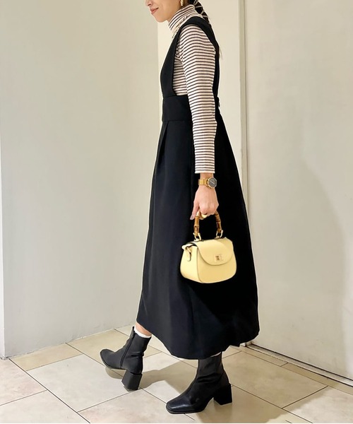 FREE'S MART（フリーズマート）の「◆オーバーヒールブーツ（ブーツ・レディース・ブラック/ホワイト・LARGE/MEDIUM）」の16枚目の写真