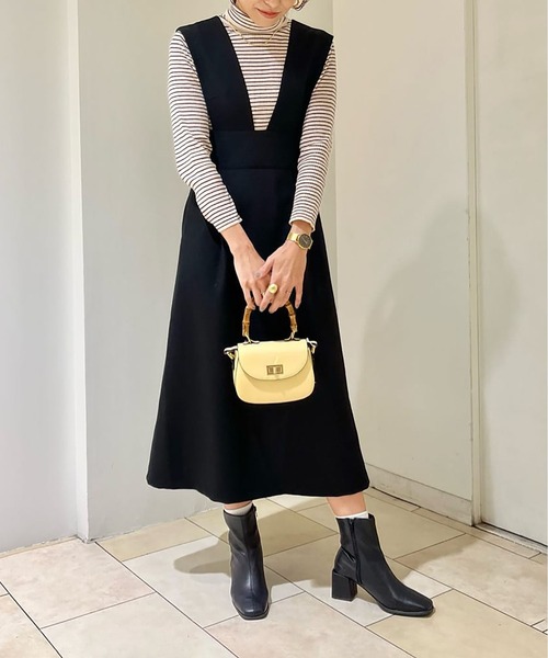 FREE'S MART（フリーズマート）の「◆オーバーヒールブーツ（ブーツ・レディース・ブラック/ホワイト・LARGE/MEDIUM）」の15枚目の写真