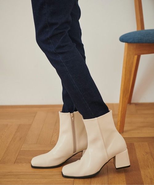 FREE'S MART（フリーズマート）の「◆オーバーヒールブーツ（ブーツ・レディース・ブラック/ホワイト・LARGE/MEDIUM）」の18枚目の写真