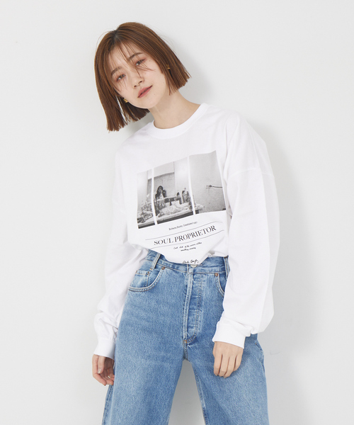 Rouge vif(ルージュヴィフ)の「【GOOD ROCK SPEED/グッドロックスピード】別注フォトロンT(Tシャツ/カットソー・レディース・ホワイト・フリー)」の3枚目の写真