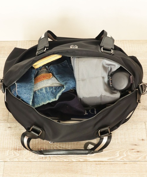 メンズレディス兼用大容量キャリーオンメッシュトラベルボストンバック