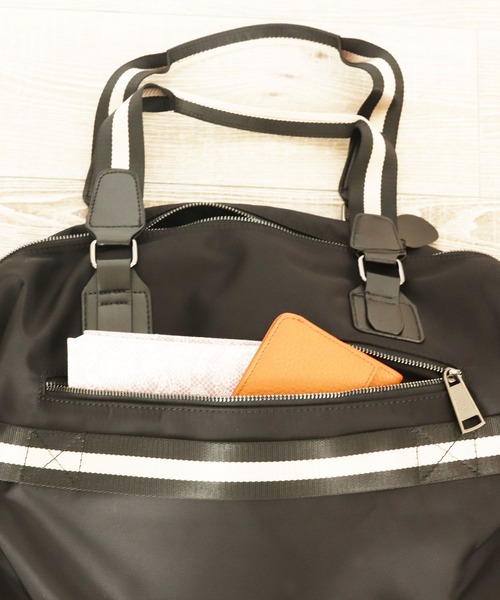 florist(フローリスト)の「メンズレディス兼用大容量キャリーオンメッシュトラベルボストンバック(ボストンバッグ・レディース・ブラック系1/ブラック系2・FREE)」の13枚目の写真