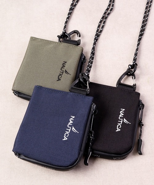 NAUTICA(ノーティカ)の「NAUTICA コーデュラナイロンL型ファスナーコンパクト財布(財布・メンズ・ブラック/ネイビー/カーキ・FREE)」の3枚目の写真