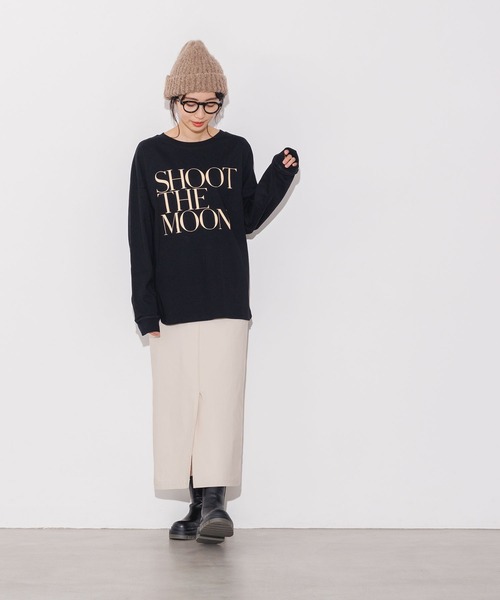 hunch（ハンチ）の「【ストレッチ】バリラクタイトロングスカート（スカート・レディース・コーラル/ラベンダー/ブラック/グレイッシュベージュ・FREE）」の16枚目の写真