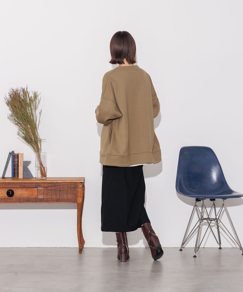 hunch（ハンチ）の「【ストレッチ】バリラクタイトロングスカート（スカート・レディース・コーラル/ラベンダー/ブラック/グレイッシュベージュ・FREE）」の15枚目の写真