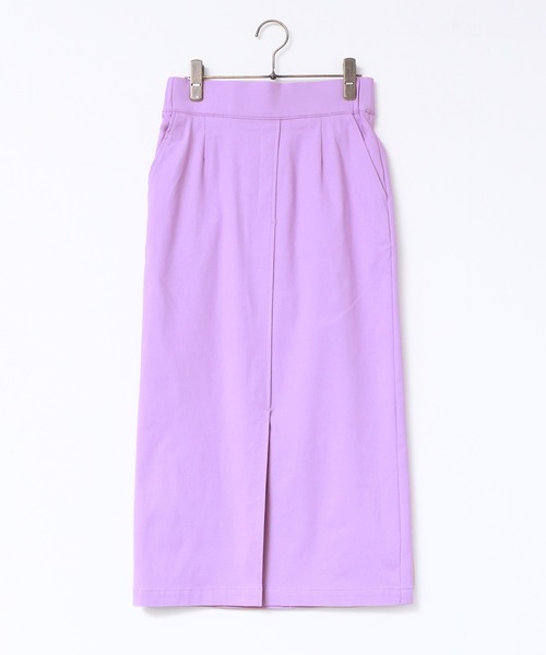 hunch（ハンチ）の「【ストレッチ】バリラクタイトロングスカート（スカート・レディース・コーラル/ラベンダー/ブラック/グレイッシュベージュ・FREE）」の7枚目の写真