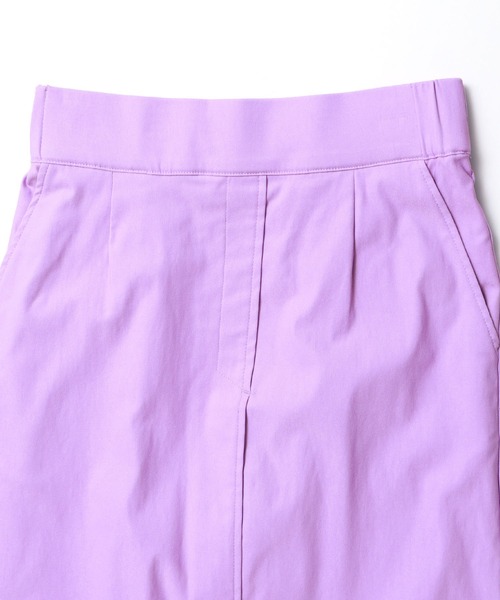 hunch（ハンチ）の「【ストレッチ】バリラクタイトロングスカート（スカート・レディース・コーラル/ラベンダー/ブラック/グレイッシュベージュ・FREE）」の8枚目の写真
