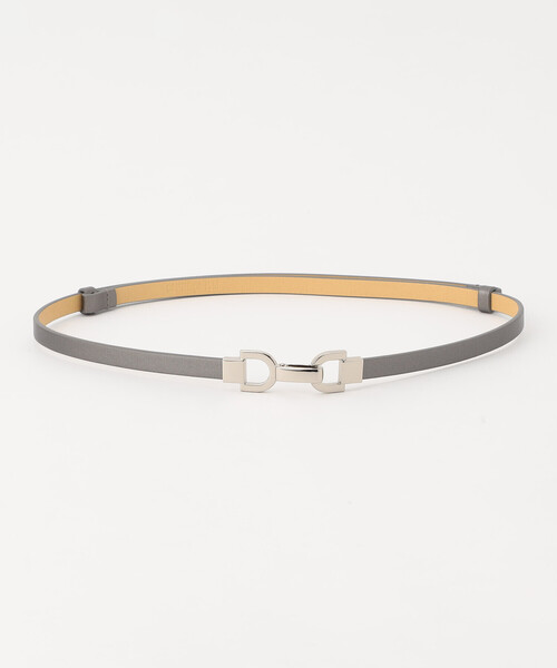 COMME CA ISM（コムサイズム）の「フックスライドベルト（ベルト・レディース・ライトグレー/ネイビー/シルバー/ブラック・FREE）」の4枚目の写真