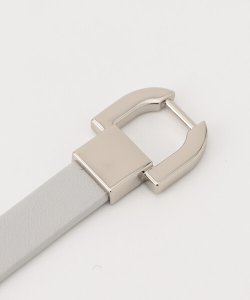 COMME CA ISM（コムサイズム）の「フックスライドベルト（ベルト・レディース・ライトグレー/ネイビー/シルバー/ブラック・FREE）」の6枚目の写真