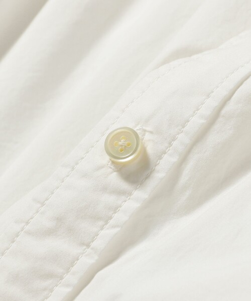 BEAMS BOY（ビームスボーイ）の「BEAMS BOY / コットン タイプライター ビッグ ボタンダウンシャツ（シャツ/ブラウス・レディース・オフホワイト/ブラック/オレンジ・ONE SIZE）」の22枚目の写真