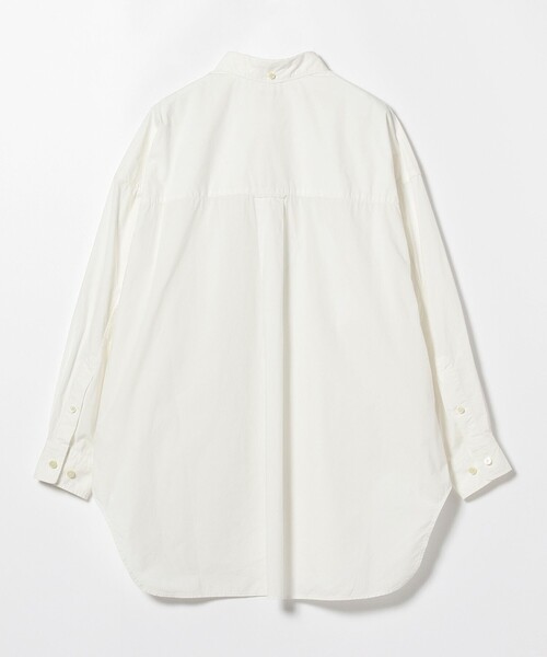 BEAMS BOY（ビームスボーイ）の「BEAMS BOY / コットン タイプライター ビッグ ボタンダウンシャツ（シャツ/ブラウス・レディース・オフホワイト/ブラック/オレンジ・ONE SIZE）」の21枚目の写真