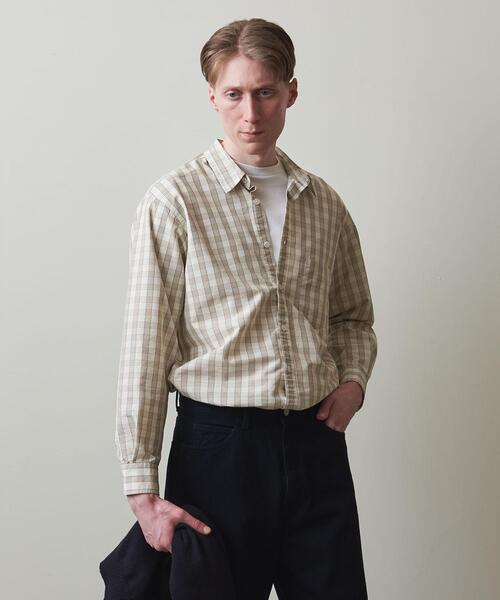 【美品】Steven Alan/CHECK REVERSE SEAM SHIRT Steven Alan（スティーブンアラン）の「＜Steven Alan＞ SOKTAS