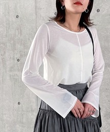 PAGEBOY | シアークルーロングスリーブ(Tシャツ/カットソー)