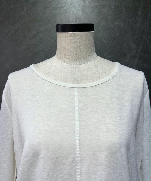 PAGEBOY（ページボーイ）の「シアークルーロングスリーブ（Tシャツ/カットソー・レディース・ブラック/オフホワイト/ブラック系その他/パープル系その他・FREE）」の17枚目の写真
