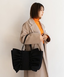 ネオプレーンフリルBIGトートバッグ