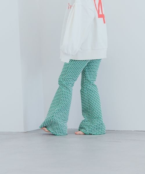 LOEFF アザミジャガード　花柄パンツ　サイズ1 専用 LOEFF♡ アザミ ジャカード クロップドパンツ - メルカリ