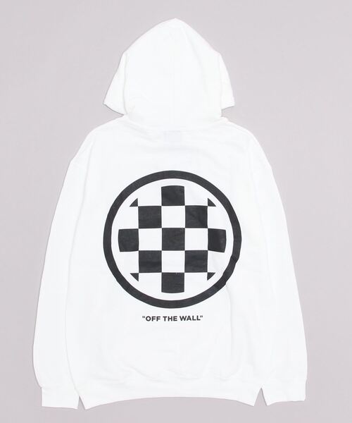VANS(バンズ)の「VANS/ヴァンズ CREST HOOD SWEAT クレストフードスウェット(ユニセックス)(パーカー・メンズ・ホワイト/ブラック/ピンク・LARGE/MEDIUM/X-LARGE)」の4枚目の写真