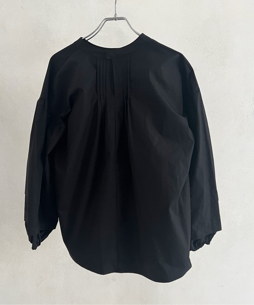 Chez toi（シェトワ）の「2WAYスリーブボトルネックブラウス（シャツ/ブラウス・レディース・ブラック/オフホワイト/ホワイト/ピンク・FREE）」の7枚目の写真