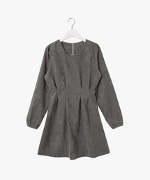 SONA | SONA コーデュロイピンタックバックリボンミニワンピース(ワンピース)