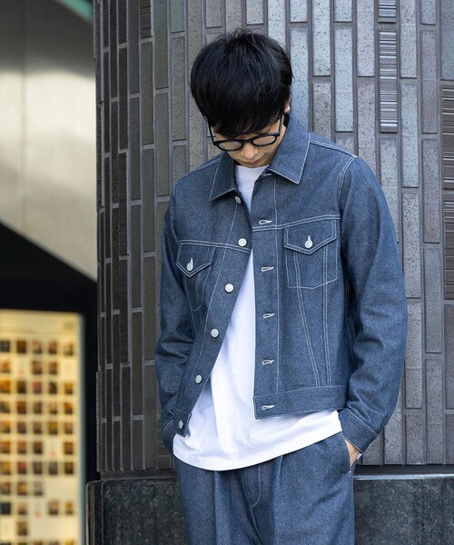 BEAMS HEART(ビームスハート)の「BEAMS HEART / エコリッチ デニム ジャケット(デニムジャケット・メンズ・ブルー・SMALL/MEDIUM/LARGE)」の10枚目の写真