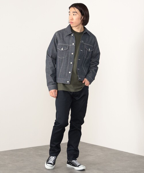 BEAMS HEART(ビームスハート)の「BEAMS HEART / エコリッチ デニム ジャケット(デニムジャケット・メンズ・ブルー・SMALL/MEDIUM/LARGE)」の12枚目の写真