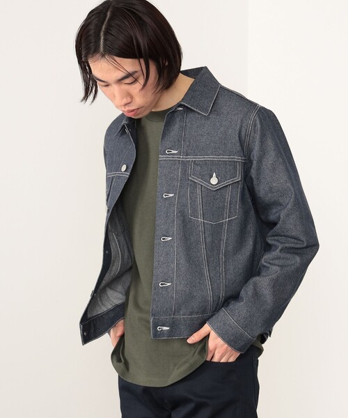 BEAMS HEART(ビームスハート)の「BEAMS HEART / エコリッチ デニム ジャケット(デニムジャケット・メンズ・ブルー・SMALL/MEDIUM/LARGE)」の16枚目の写真
