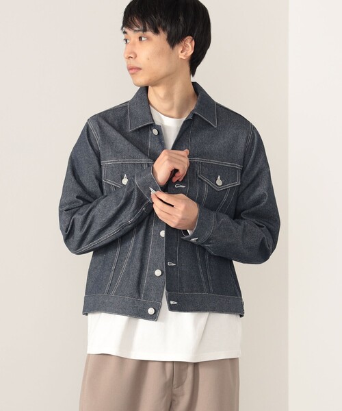 BEAMS HEART(ビームスハート)の「BEAMS HEART / エコリッチ デニム ジャケット(デニムジャケット・メンズ・ブルー・SMALL/MEDIUM/LARGE)」の9枚目の写真