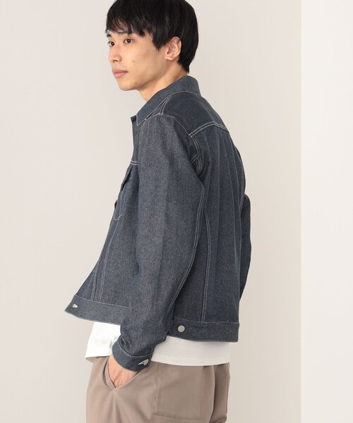 BEAMS HEART(ビームスハート)の「BEAMS HEART / エコリッチ デニム ジャケット(デニムジャケット・メンズ・ブルー・SMALL/MEDIUM/LARGE)」の5枚目の写真
