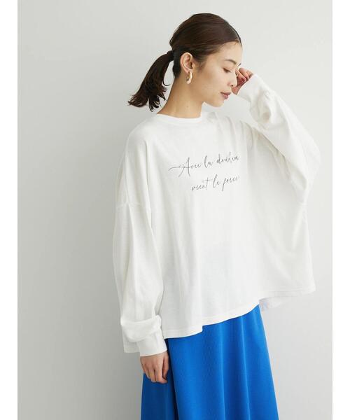 Green　Parks（グリーンパークス）の「パール付きロゴロンTEE（Tシャツ/カットソー・レディース・A/B・FREE）」の12枚目の写真